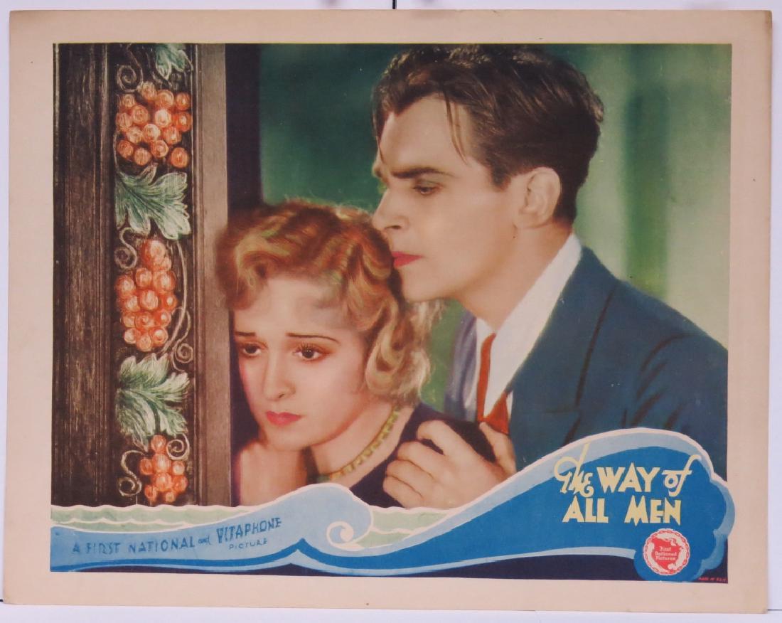 THE WAY OF ALL MEN LOBBY CARD- FIRST NATIONAL 1930 (1 of 2)