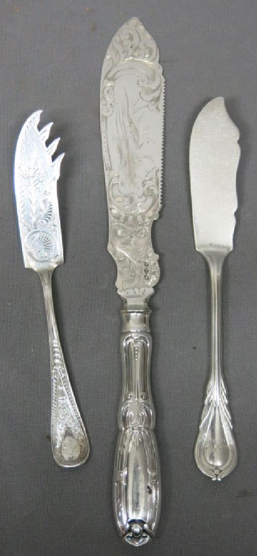 ALBERT COLES COIN SILVER CAKE KNIFE (1 of 2)