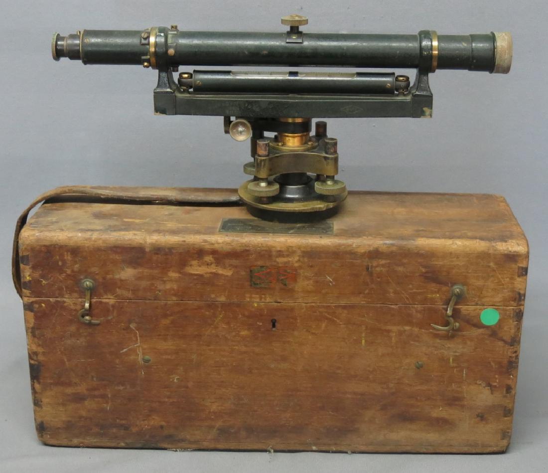 EARLY 20TH C. BUFF & BUFF SURVEYOR'S WYE LEVEL (1 of 4)