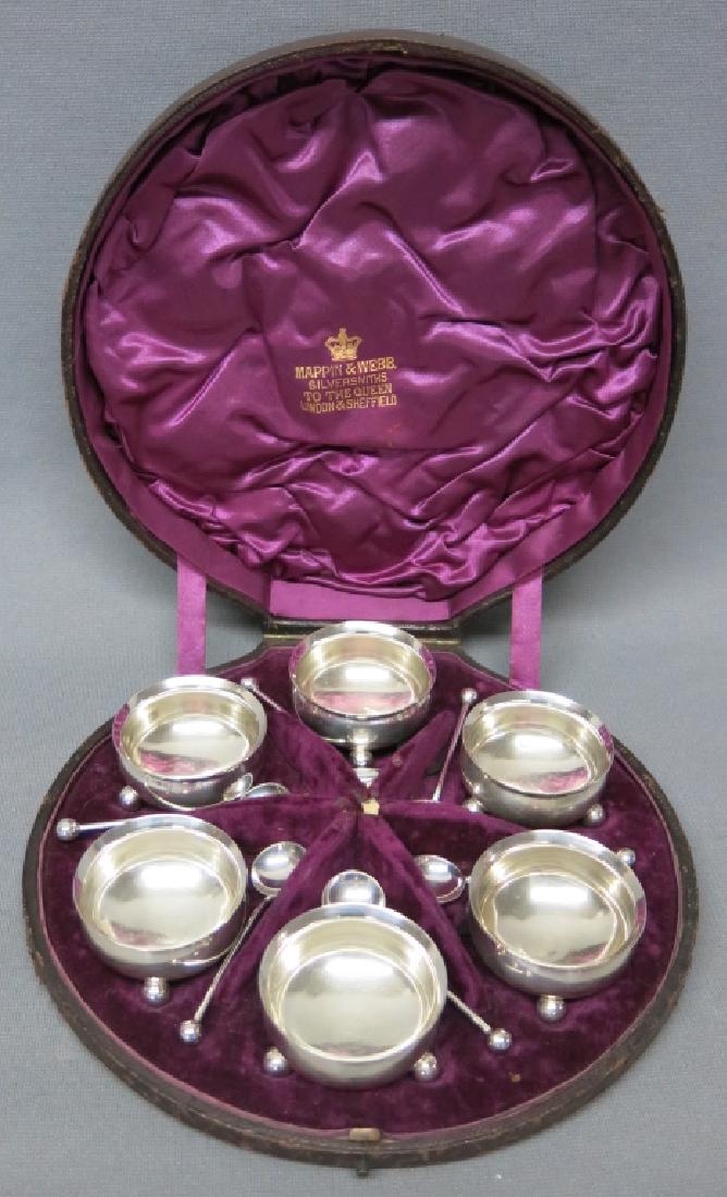 ENGLISH MAPPIN & WEBB SILVERPLATED OPEN SALTS (1 of 4)