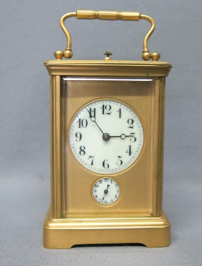 FRENCH POLISHED BRASS REPEATER CARRIAGE CLOCK (1 of 4)