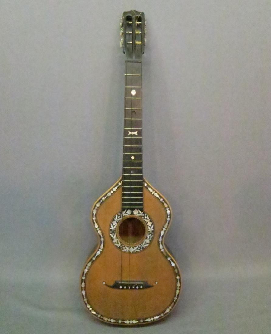 ORNATLEY INLAID SPANISH PARLOR GUITAR (1 of 8)