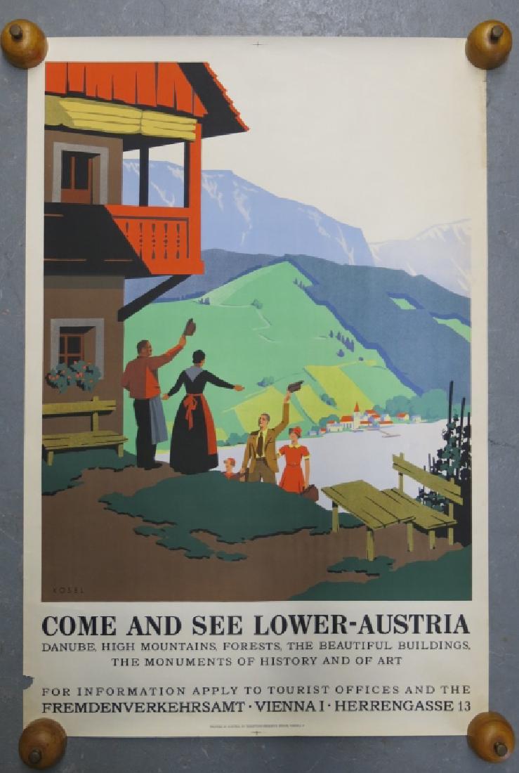 AUSTRIAN TRAVEL POSTER, 1935 (1 of 2)