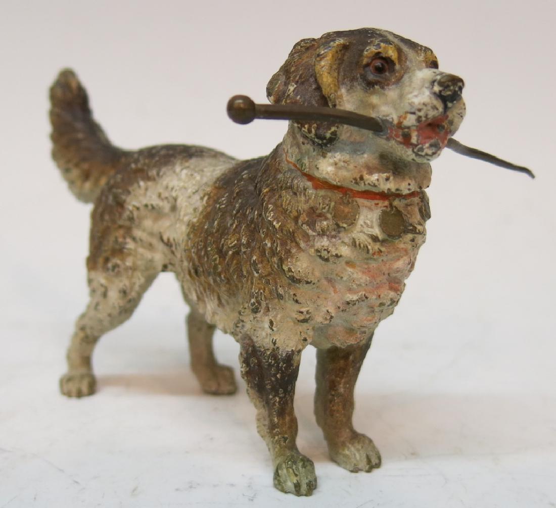 AUSTRIAN COLD PAINTED BRONZE DOG (1 of 4)