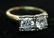 14K GOLD TWO DIAMOND RING