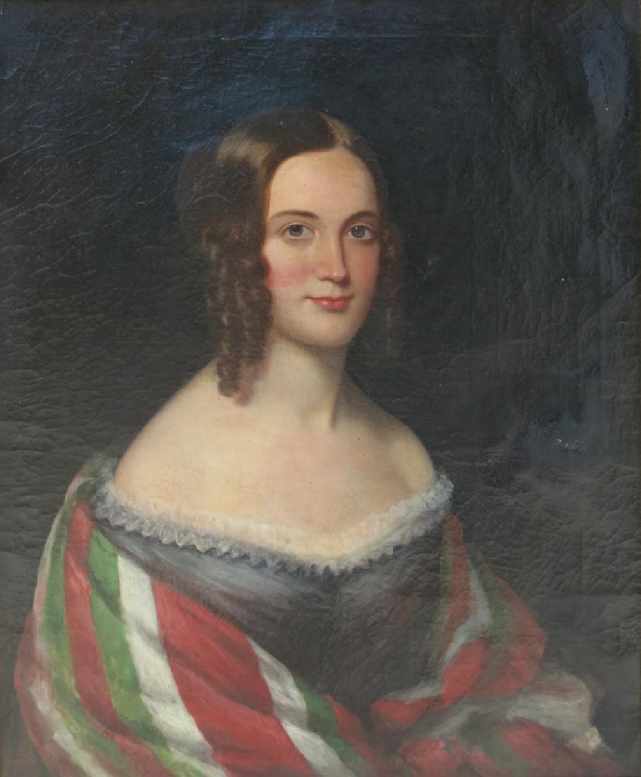 HENRY C. PRATT OIL PORTRAIT OF MRS CHARLES KIMBALL (1 of 10)