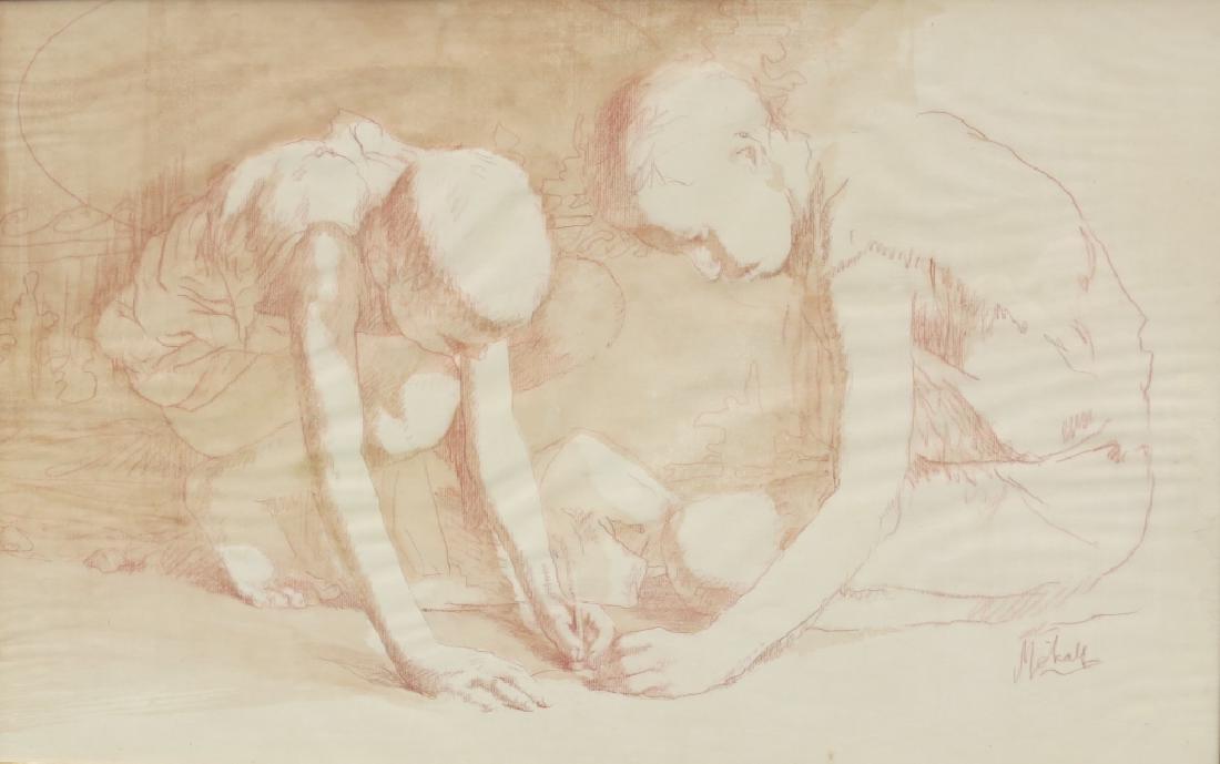 CONGER METCALF SEPIA PORTRAIT OF TWO CHILDREN (1 of 5)