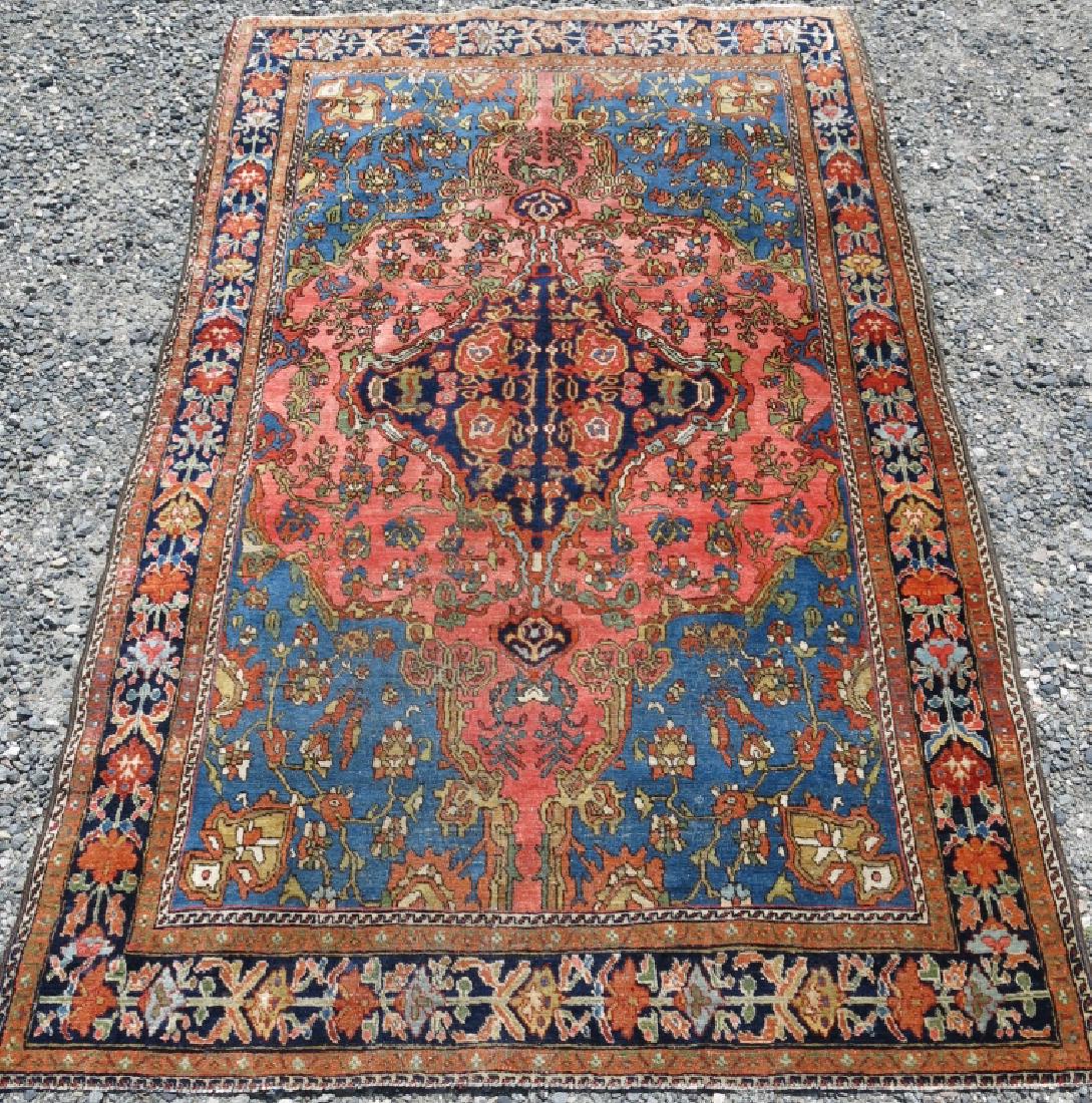 ANTIQUE PERSIAN AREA RUG (1 of 5)