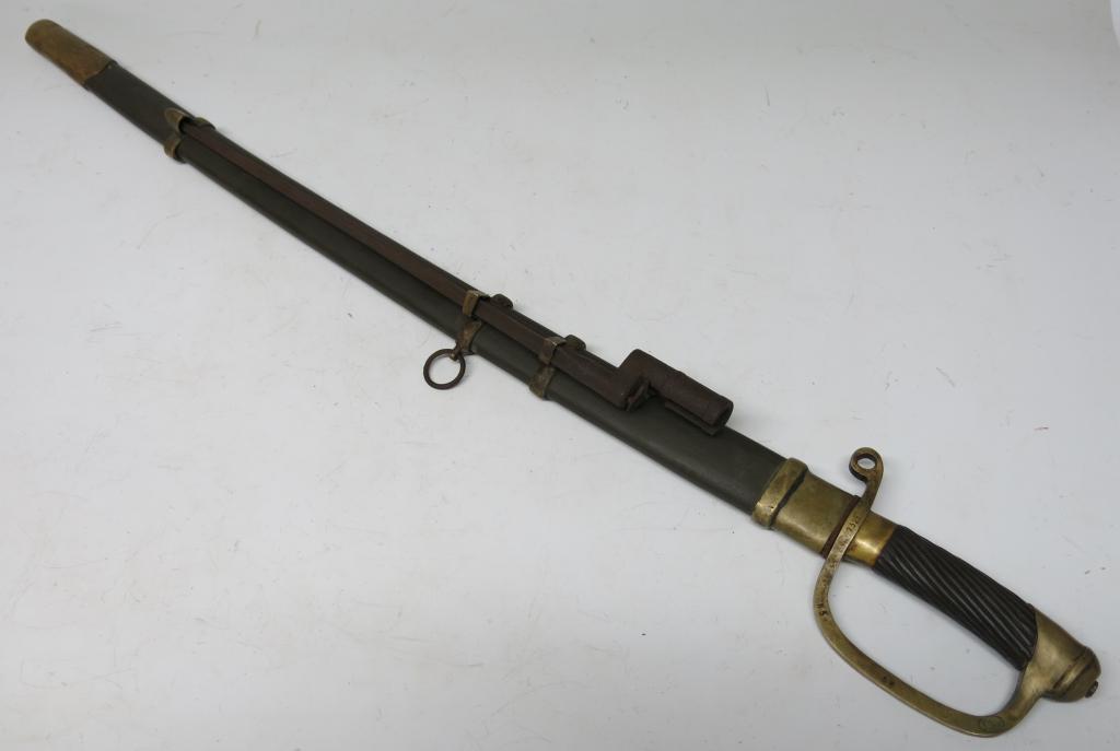 PRE-WWII SOVIET RUSSIAN SHASHKA SWORD & SCABBARD (1 of 7)