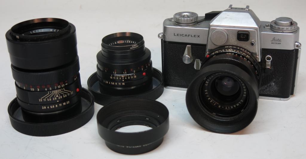 LEICA FLEX CAMERA WITH ADDITIONAL ZOOM LENSES (1 of 6)