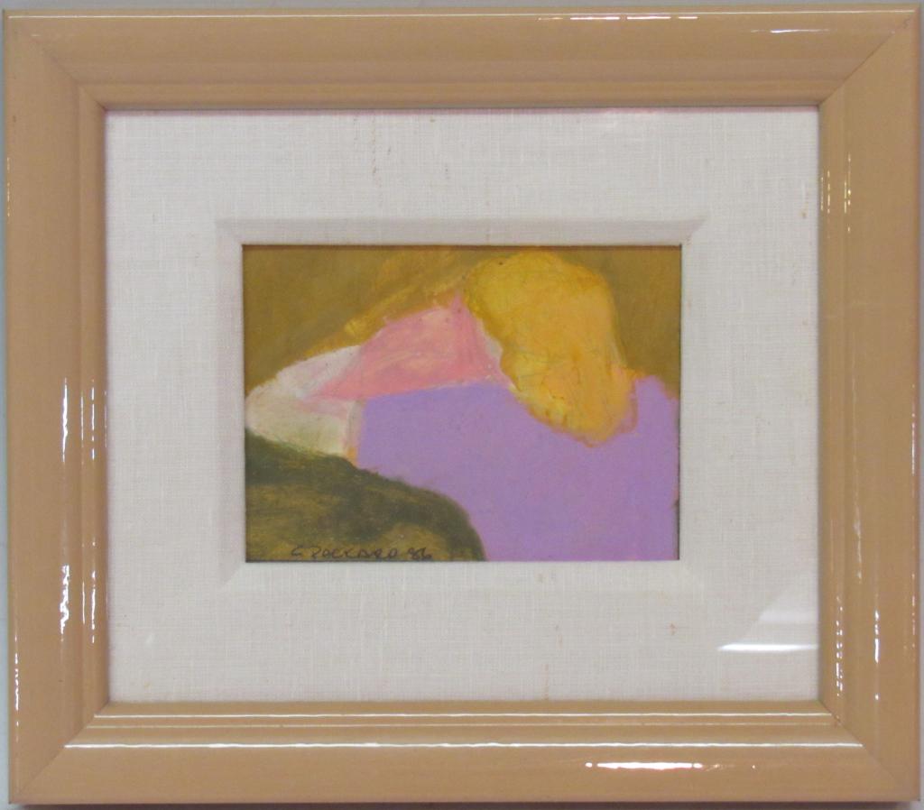 CYNTHIA PACKARD UNTITLED MIXED MEDIA PAINTING (1 of 5)