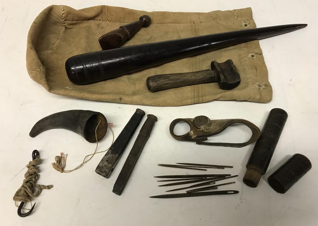 GROUP OF 19TH C. SAILOR'S ITEMS (1 of 1)