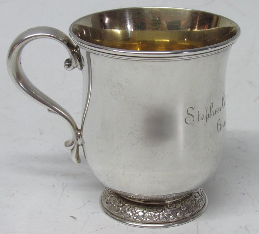 TIFFANY & CO STERLING SILVER BELL SHAPE MILK MUG (1 of 4)