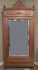 FRENCH STYLE CARVED OAK ARMOIRE & BED