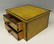 19TH C. PAINTED PINE TABLE TOP 2-DRAWER CHEST - 4