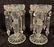 PAIR PRISMED 8" CANDLESTICKS