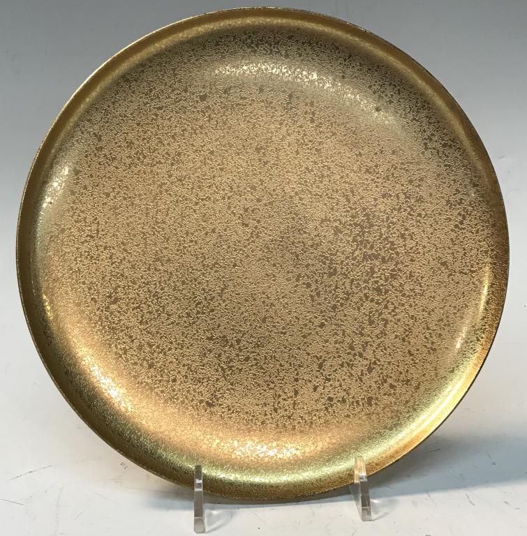 TIFFANY STUDIOS BRONZE 8" DISH (1 of 4)
