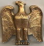 HEAVY BRONZE ARCHITECTURAL EAGLE DECORATION