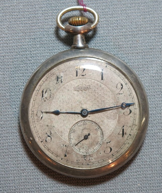 OMEGA .800 SILVER CASED POCKET WATCH: EDITION FOR THE 1900 WORLD'S FAIR IN PARIS