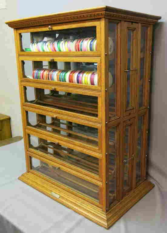 OAK AND GLASS RIBBON Sep 06, 2014 Sandwich Auction House in MA