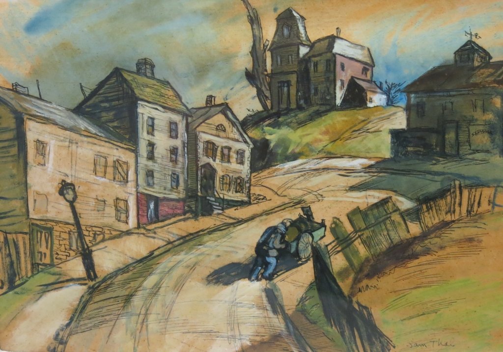 SAMUEL THAL PAINTING: MASSACHUSETTS 1903-1964