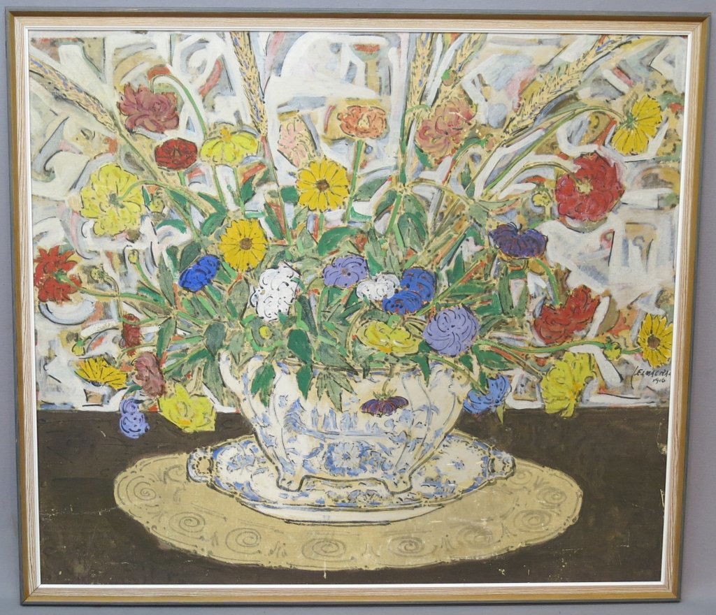 ELMER MACRAE STILL LIFE OF FLOWERS (1 of 4)
