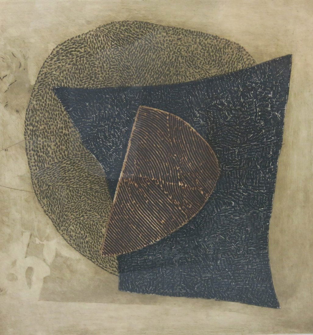 ARTHUR LUIS PIZA ABSTRACT ETCHING IN COLORS (1 of 3)