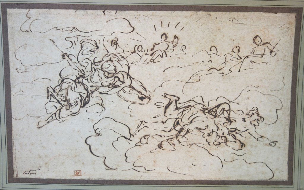 ITALIAN OLD MASTER INK & WASH DRAWING (1 of 3)