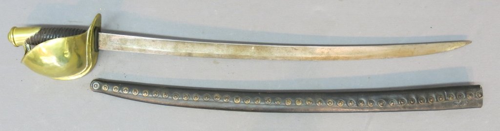 CIVIL WAR MODEL 1860 NAVAL CUTLASS BY AMES 1861 (1 of 6)