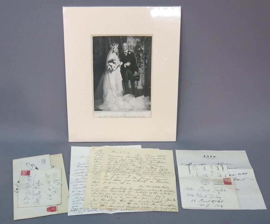 FOUR LETTERS TO ERIC AND ALICE PAPE BY C.D. GIBSON (1 of 2)