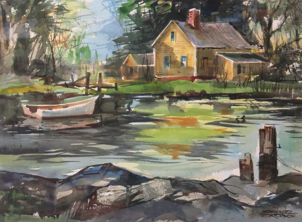 W. SPENCER CROOKS WATERCOLOR (1 of 3)
