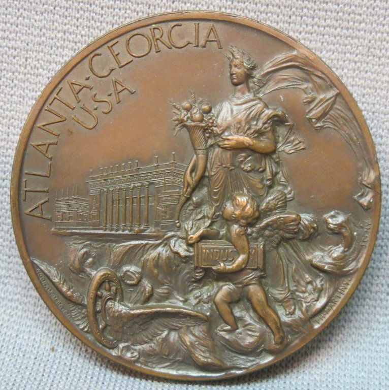 ERIC PAPE 1895 BRONZE EXPOSITION MEDAL (1 of 2)