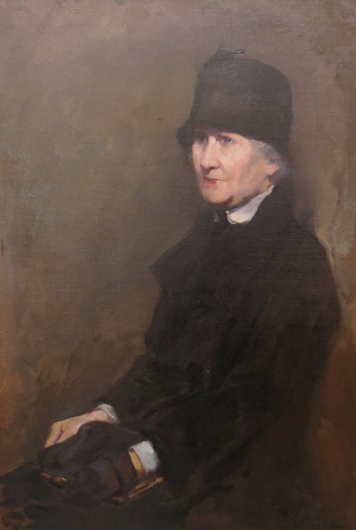 ERIC PAPE OIL ON CANVAS - "GOLD STAR MOTHER' (1 of 4)