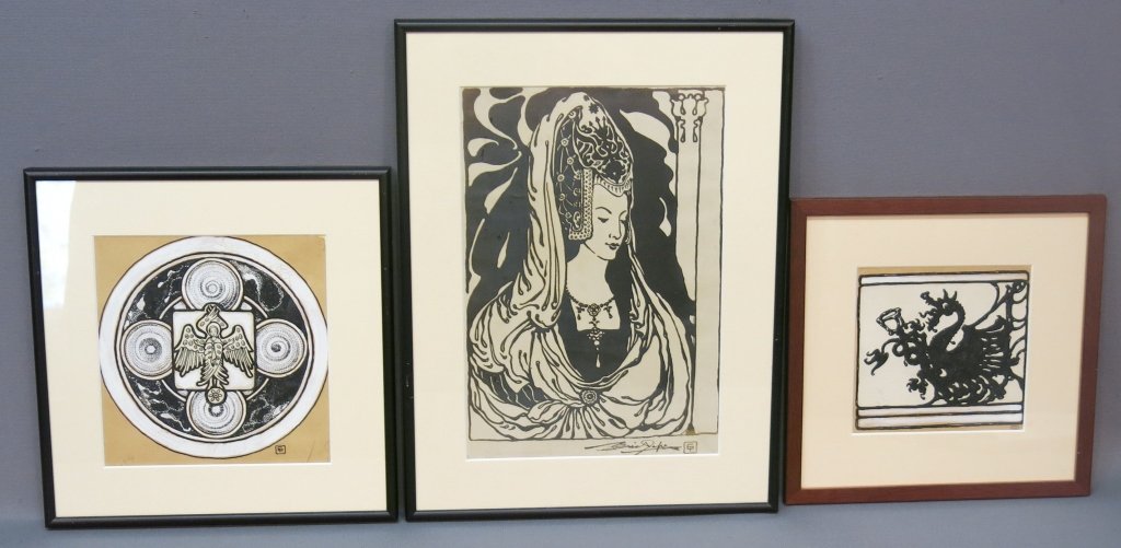 THREE ERIC PAPE ILLUSTATIONS (1 of 4)