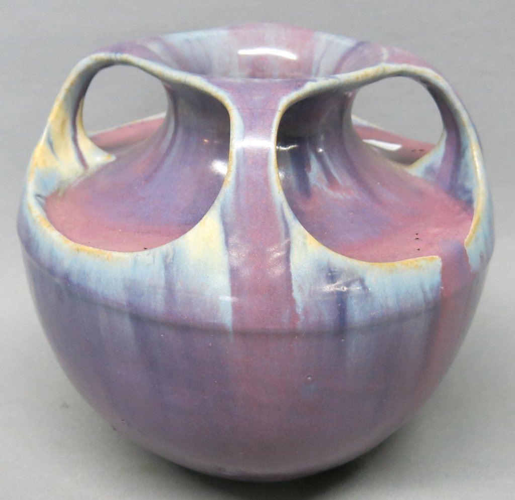 FULPER POTTERY FOUR HANDLED VASE (1 of 5)