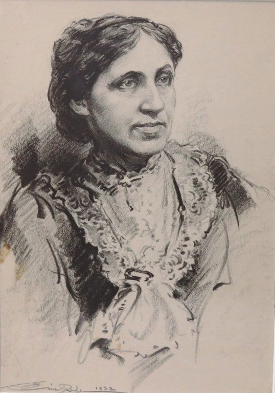ERIC PAPE PORTRAIT OF LOUISA MAY ALCOTT (1 of 1)
