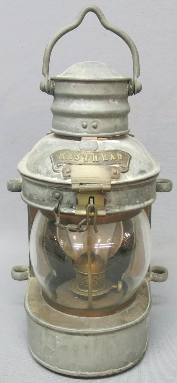 OLD TIN SHIPS 'MASTHEAD' LANTERN (1 of 2)
