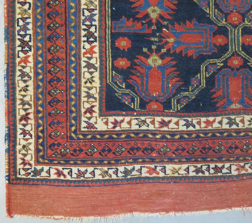 PERSIAN AREA RUG WITH FLAT WOVEN ENDS (1 of 3)