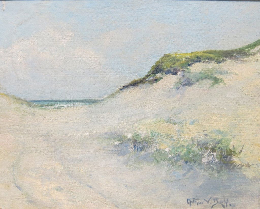 ARTHUR DIEHL OIL PAINTING OF A DUNE SCAPE (1 of 4)