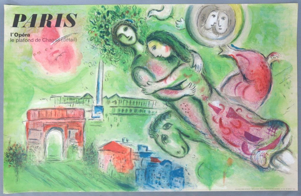 MARC CHAGALL MOURLOT LITHOGRAPH (1 of 3)