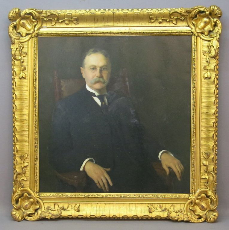 EUGENE SPEICHER OIL PORTR. - IMPRESSIVE J. BOHNE FRAME (1 of 5)