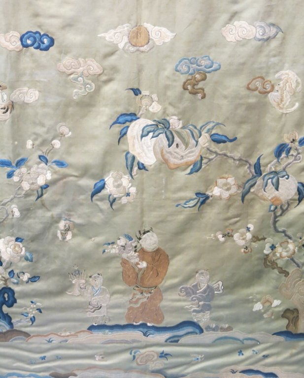 FRAMED 19TH C. CHINESE SILK WEAVING (1 of 4)