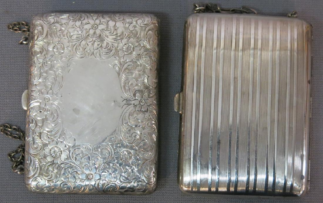 TWO STERLING SILVER LADY'S PURSES (1 of 2)