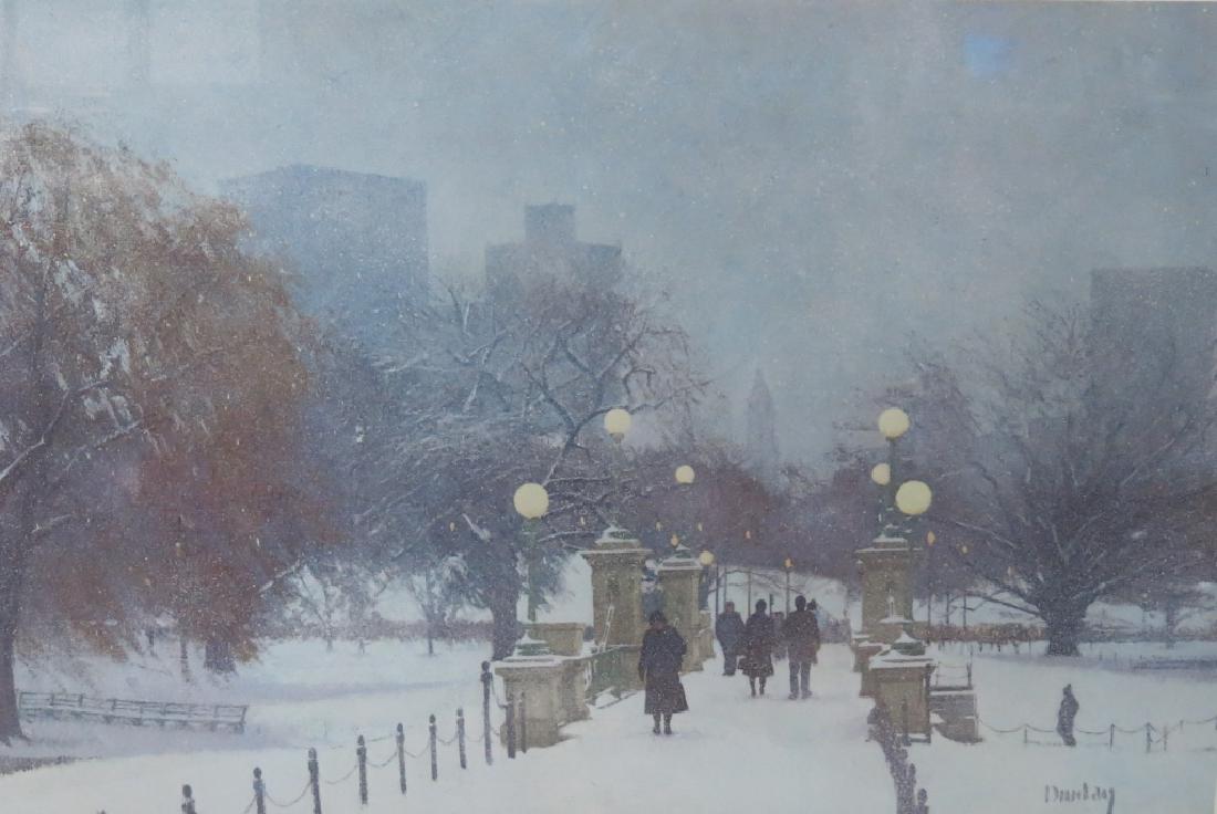 THOMAS DUNLAY ARTIST PROOF "WINTER SNOWFALL" (1 of 4)