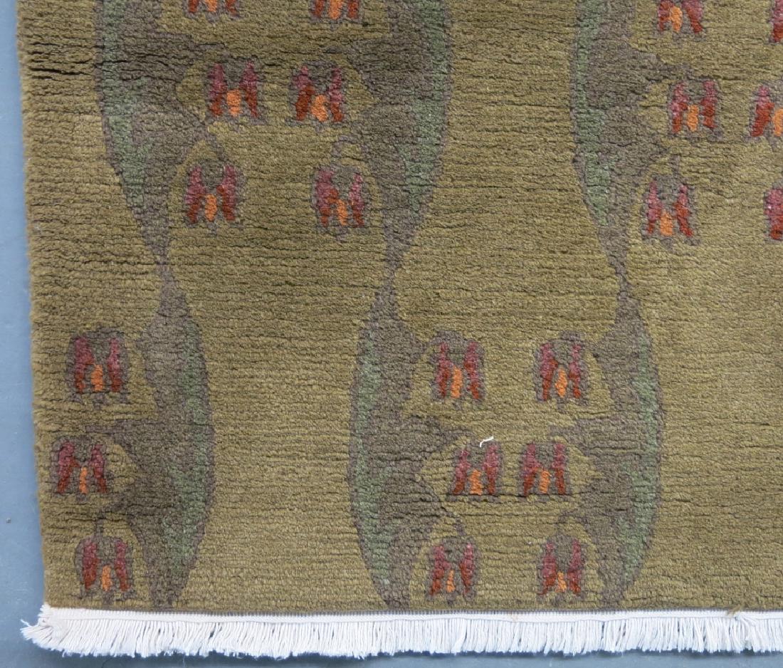 HANDWOVEN STICKLEY AREA RUG, ARTS & CRAFTS DESIGN (1 of 3)