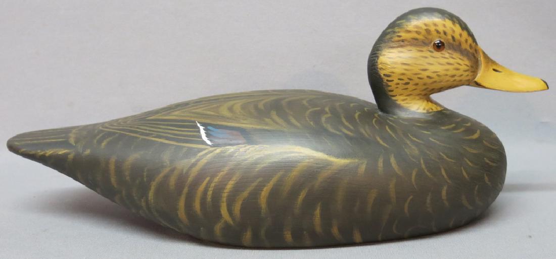 ANTHONY F. HILLMAN MALLARD HEN DECOY (1 of 3)