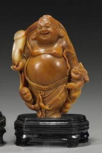 SHOU SHAN BUDDAHA: 5 INCHES HIGH.