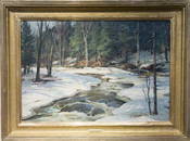 Aldro T. Hibbard 1886-1972 Rushing Winter Stream