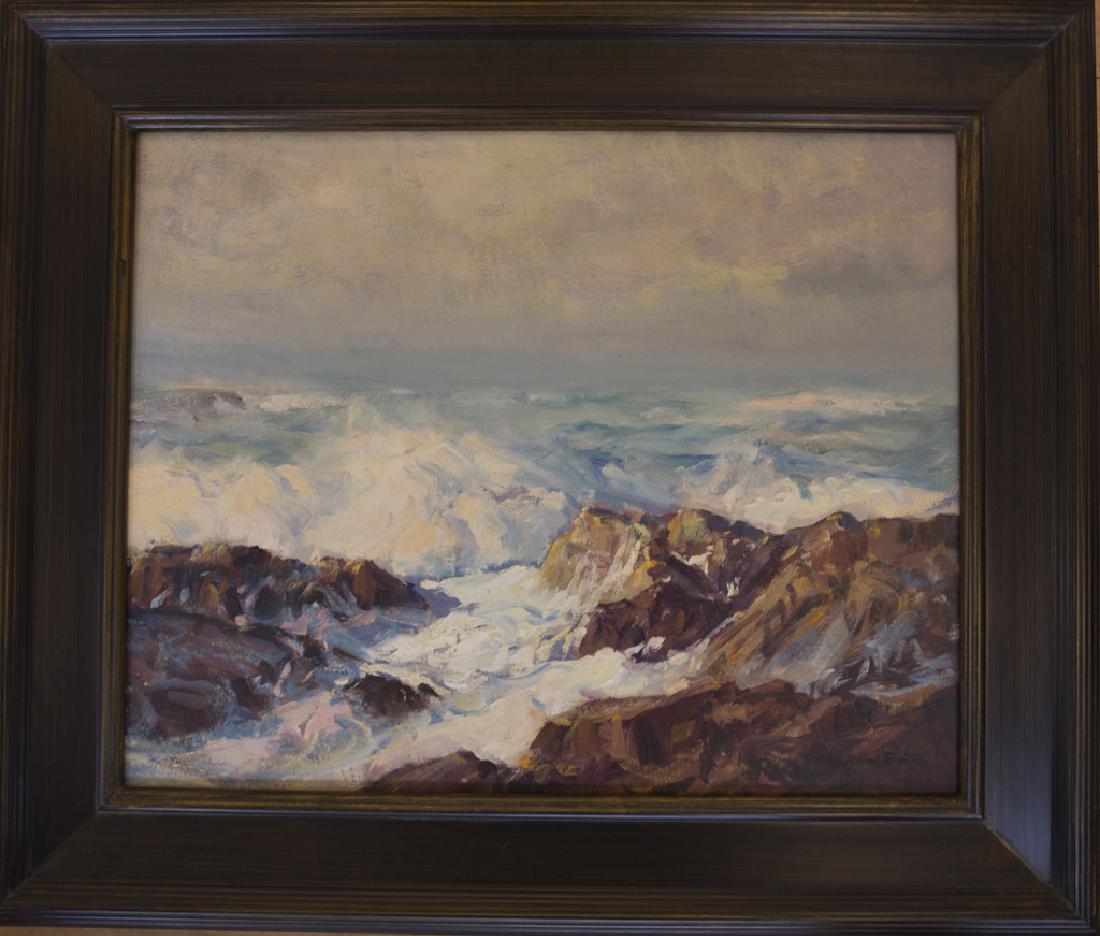 Frank Vining Smith 1879-1967 The Outer Ledges: The Outer Ledges signed oil on canvasboard 16 x 20