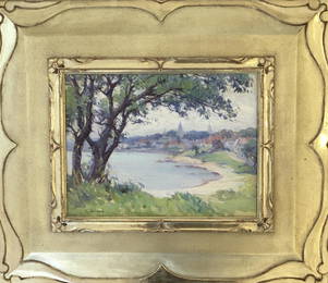 Mabel May Woodward 1877-1945 Rockport Village from Back